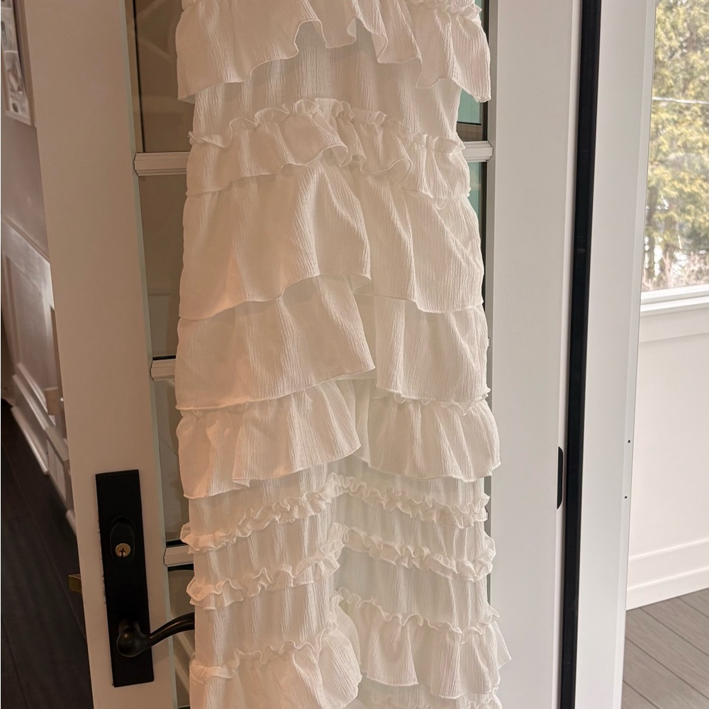 H&M Cream Textured Dress